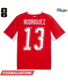 Günstige Schweiz Ricardo Rodriguez #13 Heimtrikot WM 2026 Kurzarm